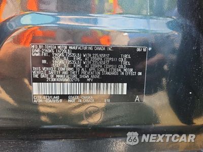Zdjęcie 13 z 13 samochodu: 2010 TOYOTA RAV4 LIMITED VIN:2T3DK4DV0AW032176 - miniatura