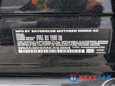 Zdjęcie 23 z 24 samochodu: 2022 BMW 530 I VIN:WBA53BH05NCK93894 - miniatura