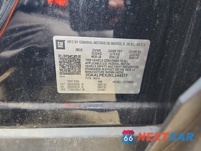 Zdjęcie 12 z 12 samochodu: 2019 GMC TERRAIN SLT VIN:3GKALPEX2KL144377 - miniatura