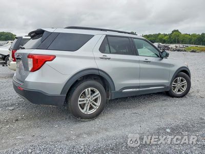 Trzecie zdjęcie samochodu z tyłu: 2021 FORD EXPLORER XLT VIN:1FMSK7DHXMGC19889 - miniatura