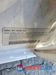 Zdjęcie 13 z 13 samochodu: 2024 AUDI A3 PREMIUM VIN:WAUAUDGY3RA079454 - miniatura