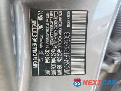 Zdjęcie 12 z 12 samochodu: 2016 MERCEDES-BENZ CLA 250 VIN:WDDSJ4EB1GN392058 - miniatura