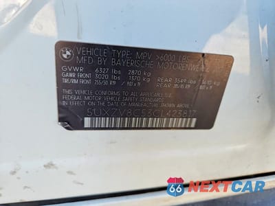 Zdjęcie 13 z 13 samochodu: 2012 BMW X5 XDRIVE50I VIN:5UXZV8C53CL423817 - miniatura