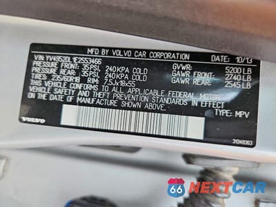 Zdjęcie 13 z 13 samochodu: 2014 VOLVO XC60 3.2 VIN:YV4952DL1E2553466 - miniatura