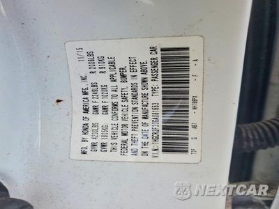 Zdjęcie 13 z 13 samochodu: 2016 HONDA ACCORD LX VIN:1HGCR2F30GA081653 - miniatura