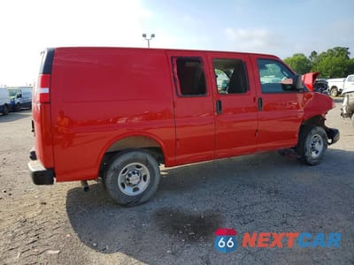 Trzecie zdjęcie samochodu z tyłu: 2025 CHEVROLET EXPRESS DELIVERY VAN VIN:1GCWGAFP6S1147730 - miniatura
