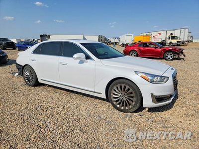Czwarte zdjęcie samochodu z boku: 2017 GENESIS G90 PREMIUM VIN:KMHG34JA3HU027200 - miniatura