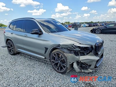 Czwarte zdjęcie samochodu z boku: 2020 BMW X3 M COMPETITION VIN:5YMTS0C06LLT10313 - miniatura