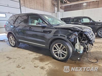Czwarte zdjęcie samochodu z boku: 2017 FORD EXPLORER XLT VIN:1FM5K8D8XHGD32993 - miniatura