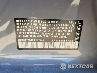 Zdjęcie 12 z 12 samochodu: 2024 VOLKSWAGEN GTI S VIN:WVWGA7CD4RW217161 - miniatura