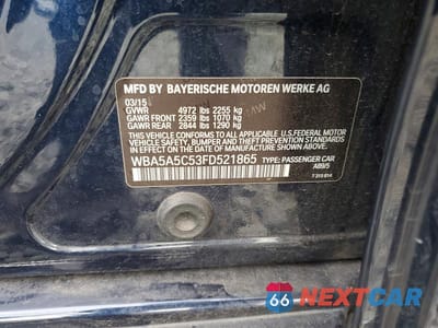 Zdjęcie 12 z 12 samochodu: 2015 BMW 528 I VIN:WBA5A5C53FD521865 - miniatura
