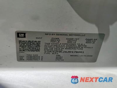 Zdjęcie 13 z 13 samochodu: 2018 GMC YUKON XL DENALI VIN:1GKS2HKJ4JR178891 - miniatura