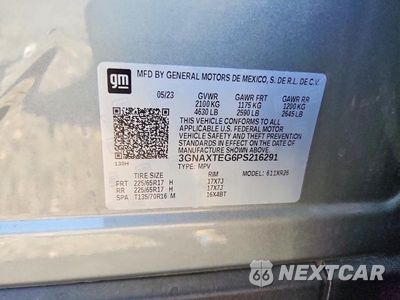 Zdjęcie 13 z 13 samochodu: 2023 CHEVROLET EQUINOX LT VIN:3GNAXTEG6PS216291 - miniatura