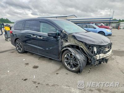 Czwarte zdjęcie samochodu z boku: 2023 HONDA ODYSSEY ELITE VIN:5FNRL6H96PB069646 - miniatura