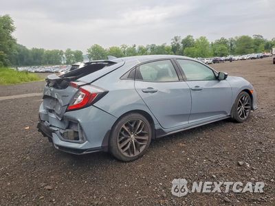 Trzecie zdjęcie samochodu z tyłu: 2021 HONDA CIVIC SPORT VIN:SHHFK7H43MU227998 - miniatura