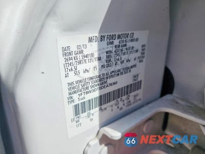 Zdjęcie 13 z 13 samochodu: 2013 FORD F350 SUPER DUTY VIN:1FT8W3DT0DEA78360 - miniatura