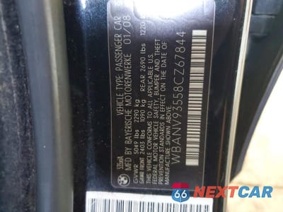 Zdjęcie 12 z 12 samochodu: 2008 BMW 535 XI VIN:WBANV93558CZ67844 - miniatura