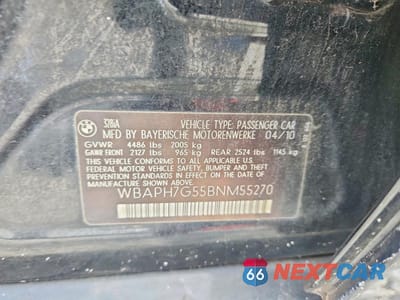 Zdjęcie 12 z 12 samochodu: 2011 BMW 328 I VIN:WBAPH7G55BNM55270 - miniatura