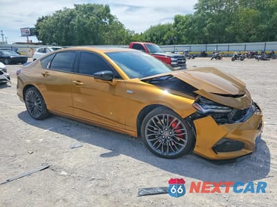 Czwarte zdjęcie samochodu z boku: 2021 ACURA TLX TYPE S VIN:19UUB7F08MA000096 - miniatura