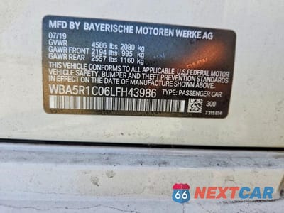 Zdjęcie 13 z 13 samochodu: 2020 BMW 330I VIN:WBA5R1C06LFH43986 - miniatura