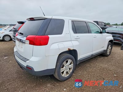Trzecie zdjęcie samochodu z tyłu: 2012 GMC TERRAIN SLE VIN:2GKALMEK5C6386251 - miniatura