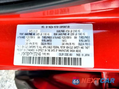Zdjęcie 13 z 13 samochodu: 2021 MAZDA CX-5 GRAND TOURING VIN:JM3KFBDM7M1372149 - miniatura