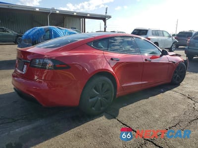 Trzecie zdjęcie samochodu z tyłu: 2022 TESLA MODEL S VIN:5YJSA1E52NF487971 - miniatura