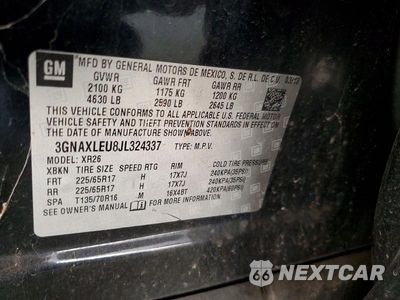Zdjęcie 13 z 13 samochodu: 2018 CHEVROLET EQUINOX LT VIN:3GNAXLEU8JL324337 - miniatura