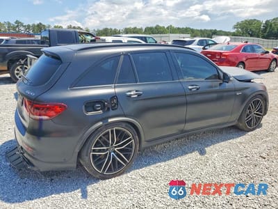 Trzecie zdjęcie samochodu z tyłu: 2021 MERCEDES-BENZ GLC 43 4MATIC AMG VIN:W1N0G6EB0MG012552 - miniatura