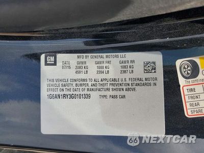 Zdjęcie 13 z 13 samochodu: 2016 CADILLAC ATS-V STANDARD VIN:1G6AN1RY3G0101339 - miniatura