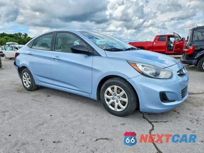 Czwarte zdjęcie samochodu z boku: 2012 HYUNDAI ACCENT GLS VIN:KMHCT4AE5CU124909 - miniatura