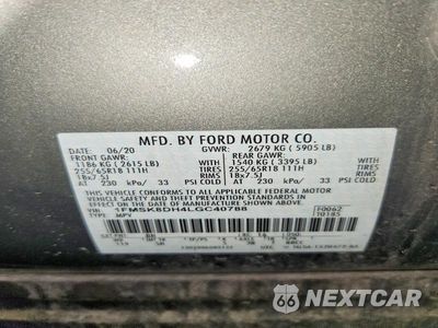 Zdjęcie 13 z 13 samochodu: 2020 FORD EXPLORER XLT VIN:1FMSK8DH4LGC40788 - miniatura