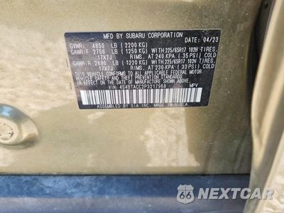 Zdjęcie 13 z 13 samochodu: 2023 SUBARU OUTBACK PREMIUM VIN:4S4BTACC2P3217968 - miniatura