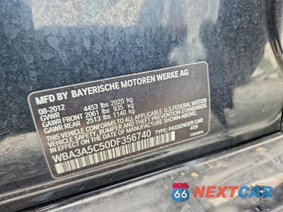 Zdjęcie 12 z 12 samochodu: 2013 BMW 328 I VIN:WBA3A5C50DF356740 - miniatura