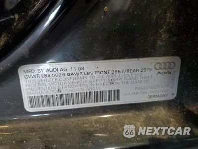 Zdjęcie 12 z 12 samochodu: 2009 AUDI A4 PRESTIGE VIN:WAUMK78K19N041602 - miniatura