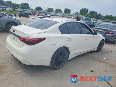 Trzecie zdjęcie samochodu z tyłu: 2020 INFINITI Q50 3.0T LUXE VIN:JN1EV7AR9LM254514 - miniatura