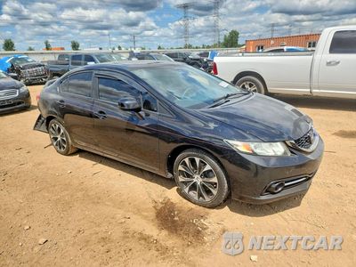 Czwarte zdjęcie samochodu z boku: 2013 HONDA CIVIC SI VIN:2HGFB6E5XDH701174 - miniatura