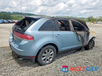 Trzecie zdjęcie samochodu z tyłu: 2008 LINCOLN MKX VIN:2LMDU88C58BJ23418 - miniatura