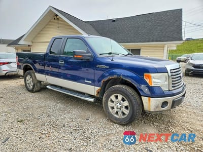 Czwarte zdjęcie samochodu z boku: 2012 FORD F150 SUPER CAB VIN:1FTFX1ET4CFA68009 - miniatura
