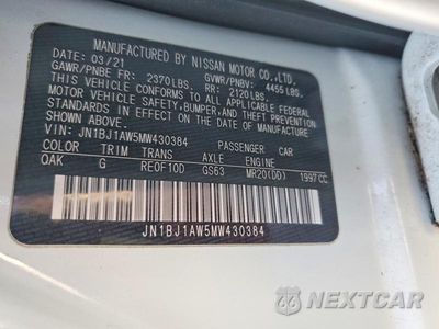 Zdjęcie 13 z 13 samochodu: 2021 NISSAN ROGUE SPORT S VIN:JN1BJ1AW5MW430384 - miniatura