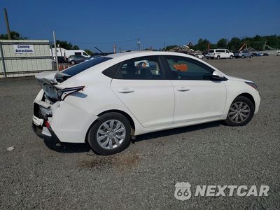 Trzecie zdjęcie samochodu z tyłu: 2021 HYUNDAI ACCENT SE VIN:3KPC24A6XME130771 - miniatura