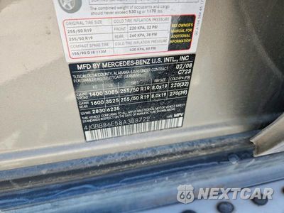 Zdjęcie 12 z 12 samochodu: 2008 MERCEDES-BENZ ML 350 VIN:4JGBB86E58A388722 - miniatura