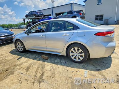 Drugie zdjęcie samochodu z przodu: 2021 TOYOTA COROLLA LE VIN:JTDEPMAE5MJ130035 - miniatura