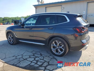 Drugie zdjęcie samochodu z przodu: 2022 BMW X3 XDRIVE30I VIN:WBX57DP06NN172917 - miniatura