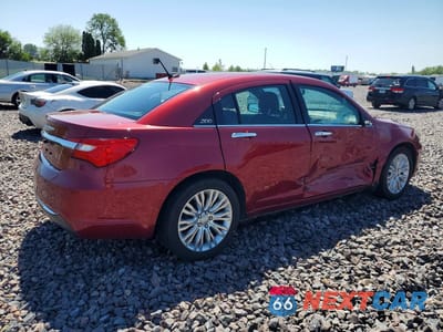 Trzecie zdjęcie samochodu z tyłu: 2013 CHRYSLER 200 LIMITED VIN:1C3CCBCG0DN715950 - miniatura