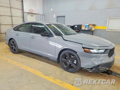 Czwarte zdjęcie samochodu z boku: 2024 HONDA ACCORD HYBRID SPORT-L VIN:1HGCY2F70RA020473 - miniatura
