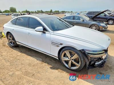 Czwarte zdjęcie samochodu z boku: 2024 GENESIS G80 3.5T SPORT VIN:KMTGB4SD0RU209374 - miniatura