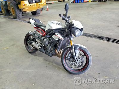 2018 TRIUMPH MOTORCYCLE STREET TRIPLE R SMTA414D3JT834907 - główne zdjęcie licytacji z USA - miniatura