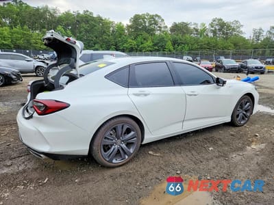 Trzecie zdjęcie samochodu z tyłu: 2023 ACURA TLX A-SPEC VIN:19UUB6F51PA005831 - miniatura