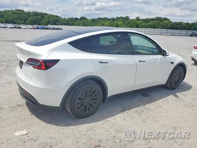 Trzecie zdjęcie samochodu z tyłu: 2021 TESLA MODEL Y VIN:5YJYGDEE2MF070097 - miniatura